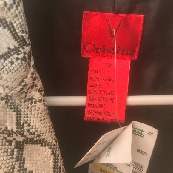 NWT V Cristina  animal print jacket - Picture 8 of 9